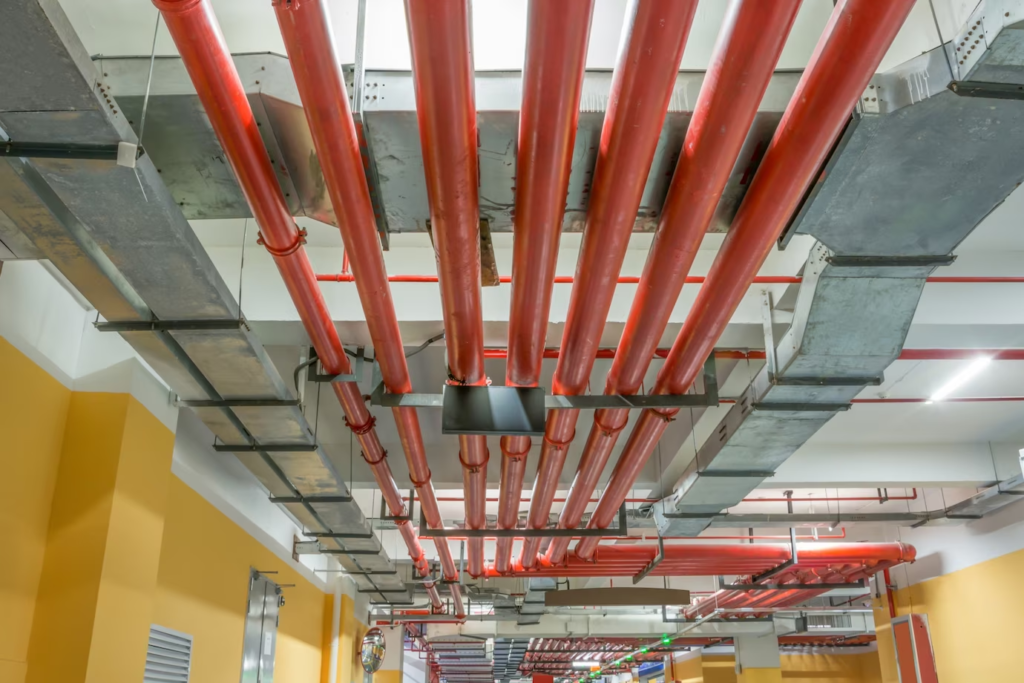 Installing Fire Sprinkler System