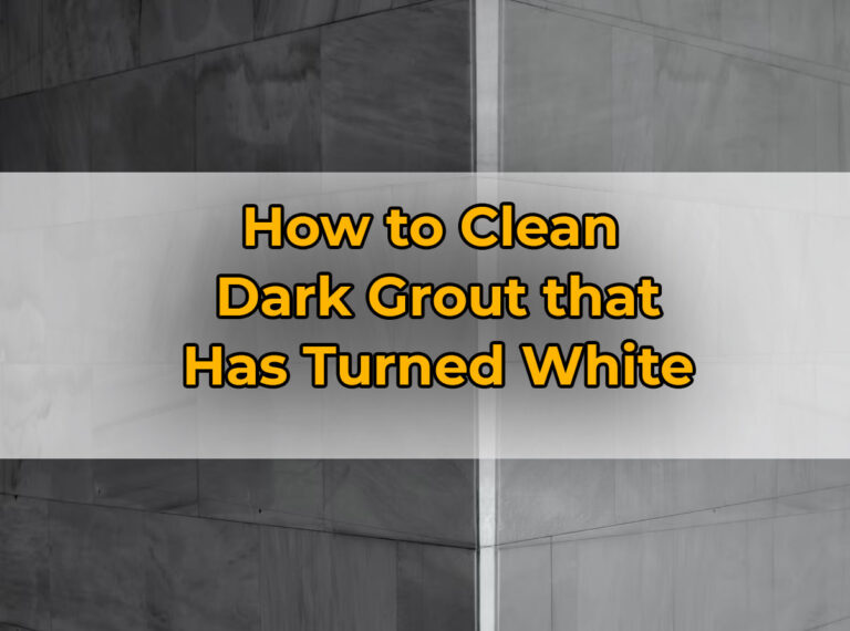 How to Clean Dark Grout that Has Turned White - PuNk PrOjEcT