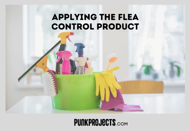 Applying the Flea Control Product